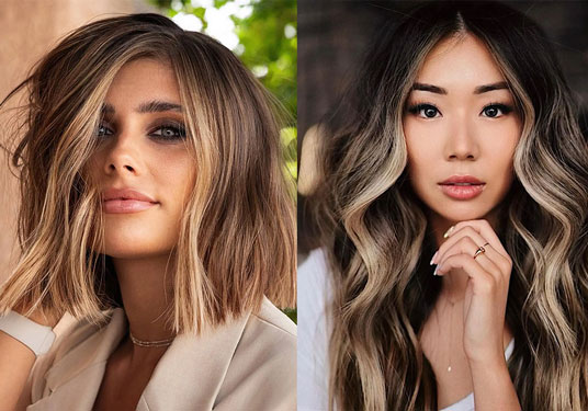 money piece womens hair